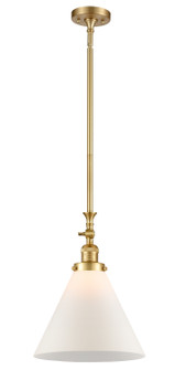 Franklin Restoration LED Mini Pendant in Satin Gold (405|206-SG-G41-L-LED)
