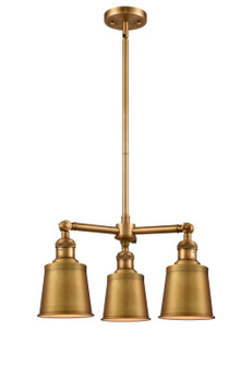 Franklin Restoration LED Chandelier in Brushed Brass (405|207-BB-M9-BB-LED)