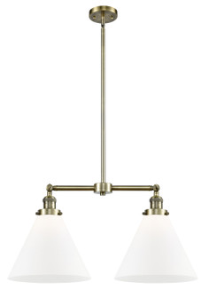 Franklin Restoration LED Island Pendant in Antique Brass (405|209-AB-G41-L-LED)