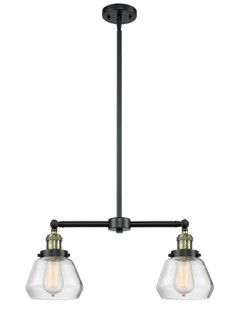 Franklin Restoration LED Island Pendant in Black Antique Brass (405|209-BAB-G172-LED)