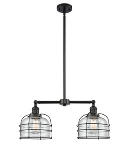 Franklin Restoration LED Island Pendant in Matte Black (405|209-BK-G74-CE-LED)