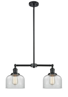 Franklin Restoration Two Light Island Pendant in Oil Rubbed Bronze (405|209-OB-G72)