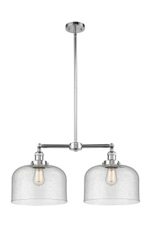 Franklin Restoration Two Light Island Pendant in Polished Chrome (405|209-PC-G74-L)