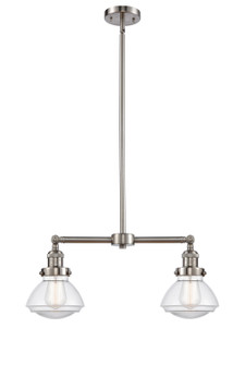 Franklin Restoration LED Island Pendant in Brushed Satin Nickel (405|209-SN-G322-LED)