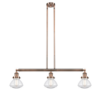 Franklin Restoration LED Island Pendant in Antique Copper (405|213-AC-G322-LED)