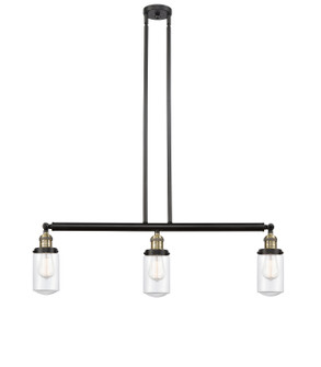 Franklin Restoration LED Island Pendant in Black Antique Brass (405|213-BAB-G312-LED)