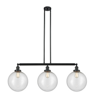 Franklin Restoration LED Island Pendant in Matte Black (405|213-BK-G204-12-LED) Franklin Restoration LED Island Pendant in Matte Black (405|213-BK-G204-12-LED)