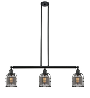 Franklin Restoration LED Island Pendant in Matte Black (405|213-BK-G53-CE-LED)