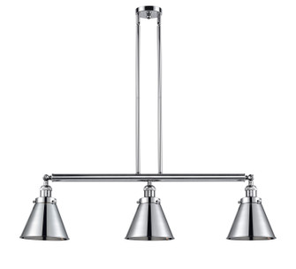 Franklin Restoration Three Light Island Pendant in Polished Chrome (405|213-PC-M13-PC)