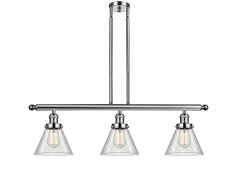 Franklin Restoration Three Light Island Pendant in Polished Nickel (405|213-PN-G44)