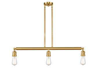 Franklin Restoration LED Island Pendant in Satin Gold (405|213-SG-LED)