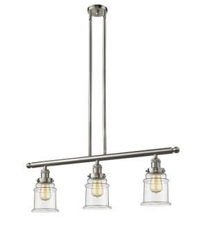 Franklin Restoration LED Island Pendant in Brushed Satin Nickel (405|213-SN-G182-LED)