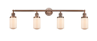 Franklin Restoration Four Light Bath Vanity in Antique Copper (405|215-AC-G311)