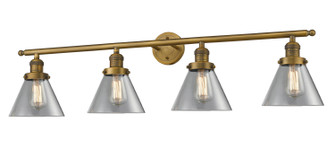 Franklin Restoration Four Light Bath Vanity in Brushed Brass (405|215-BB-G42)