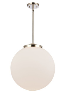 Franklin Restoration LED Pendant in Polished Nickel (405|221-1S-PN-G201-16-LED)