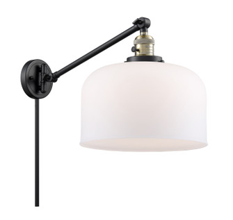 Franklin Restoration LED Swing Arm Lamp in Black Antique Brass (405|237-BAB-G71-L-LED)