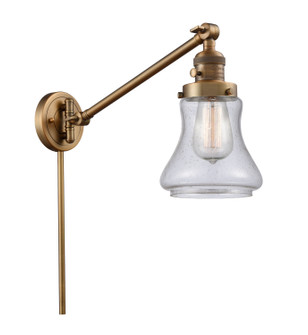 Franklin Restoration One Light Swing Arm Lamp in Brushed Brass (405|237-BB-G194)