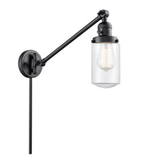 Franklin Restoration LED Swing Arm Lamp in Matte Black (405|237-BK-G312-LED)