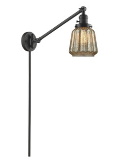 Franklin Restoration One Light Swing Arm Lamp in Oil Rubbed Bronze (405|237-OB-G146)