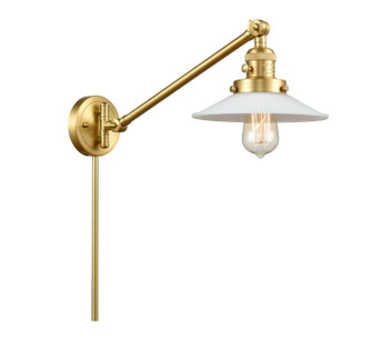 Franklin Restoration One Light Swing Arm Lamp in Satin Gold (405|237-SG-G1)