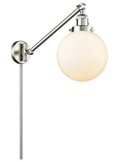 Franklin Restoration LED Swing Arm Lamp in Brushed Satin Nickel (405|237-SN-G201-8-LED)