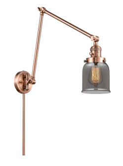 Franklin Restoration One Light Swing Arm Lamp in Antique Copper (405|238-AC-G53)