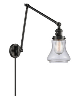 Franklin Restoration LED Swing Arm Lamp in Matte Black (405|238-BK-G194-LED)
