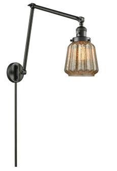 Franklin Restoration LED Swing Arm Lamp in Oil Rubbed Bronze (405|238-OB-G146-LED)