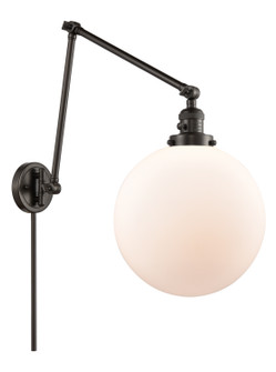 Franklin Restoration One Light Swing Arm Lamp in Oil Rubbed Bronze (405|238-OB-G201-12)