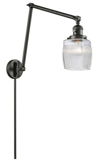 Franklin Restoration One Light Swing Arm Lamp in Oil Rubbed Bronze (405|238-OB-G302)