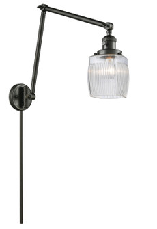 Franklin Restoration LED Swing Arm Lamp in Oil Rubbed Bronze (405|238-OB-G302-LED)