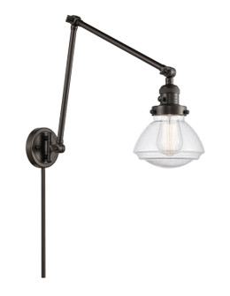 Franklin Restoration One Light Swing Arm Lamp in Oil Rubbed Bronze (405|238-OB-G324)