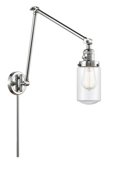 Franklin Restoration One Light Swing Arm Lamp in Polished Chrome (405|238-PC-G312)