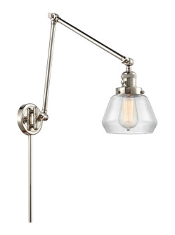 Franklin Restoration LED Swing Arm Lamp in Polished Nickel (405|238-PN-G172-LED)