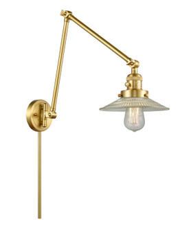 Franklin Restoration One Light Swing Arm Lamp in Satin Gold (405|238-SG-G2)