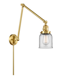 Franklin Restoration One Light Swing Arm Lamp in Satin Gold (405|238-SG-G52)