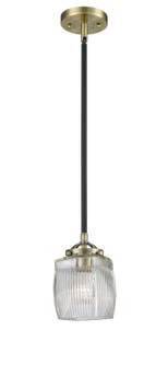 Nouveau One Light Mini Pendant in Black Antique Brass (405|284-1S-BAB-G302)