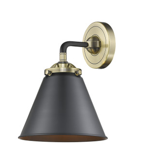 Nouveau LED Wall Sconce in Black Antique Brass (405|284-1W-BAB-M13-BK-LED)