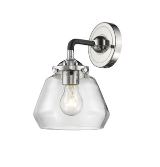 Nouveau One Light Wall Sconce in Black Polished Nickel (405|284-1W-BPN-G172)