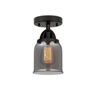 Nouveau 2 One Light Semi-Flush Mount in Matte Black (405|288-1C-BK-G53)