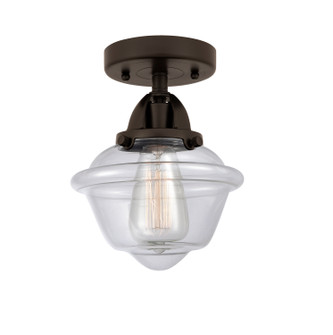 Nouveau 2 One Light Semi-Flush Mount in Oil Rubbed Bronze (405|288-1C-OB-G532)