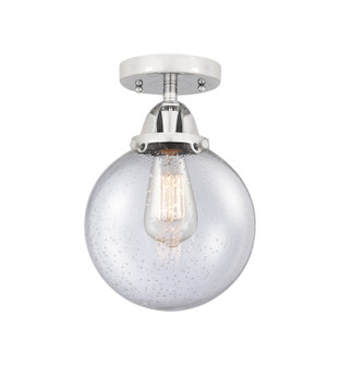 Nouveau 2 One Light Semi-Flush Mount in Polished Chrome (405|288-1C-PC-G204-8)