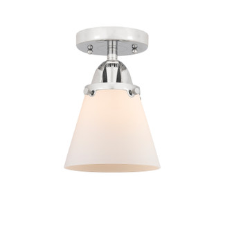 Nouveau 2 One Light Semi-Flush Mount in Polished Chrome (405|288-1C-PC-G61)