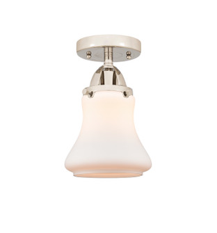 Nouveau 2 One Light Semi-Flush Mount in Polished Nickel (405|288-1C-PN-G191)