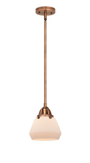 Nouveau 2 One Light Mini Pendant in Antique Copper (405|288-1S-AC-G171)