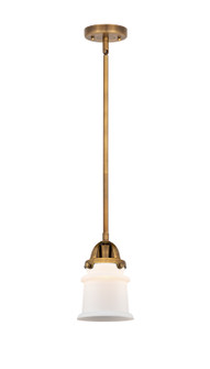 Nouveau 2 One Light Mini Pendant in Brushed Brass (405|288-1S-BB-G181S)