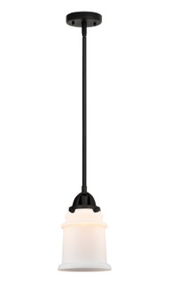 Nouveau 2 LED Mini Pendant in Matte Black (405|288-1S-BK-G181-LED)