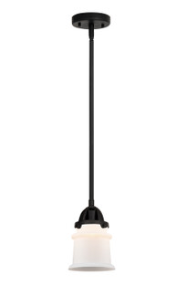 Nouveau 2 LED Mini Pendant in Matte Black (405|288-1S-BK-G181S-LED)
