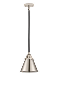 Nouveau 2 One Light Mini Pendant in Black Polished Nickel (405|288-1S-BPN-M13-PN)