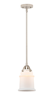 Nouveau 2 One Light Mini Pendant in Polished Nickel (405|288-1S-PN-G181)